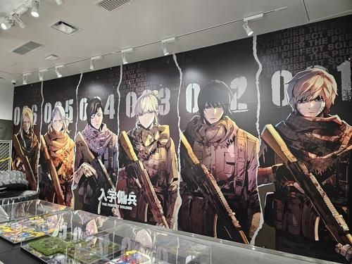 일본 도쿄 시부야에서 열렸던 '입학용병' 팝업스토어