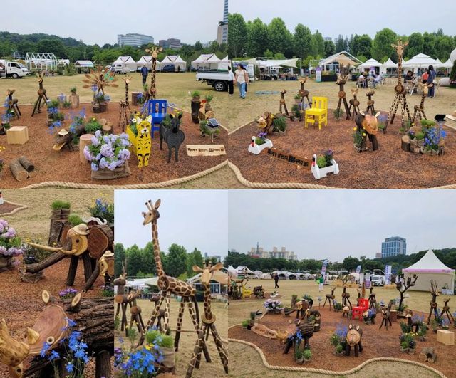 '폐목재가 살아났다, 은평 사파리 월드' 전시