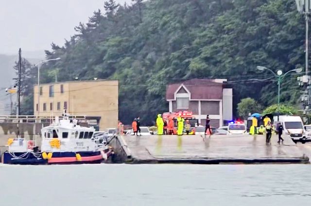 수색 중인 목포해양경찰서