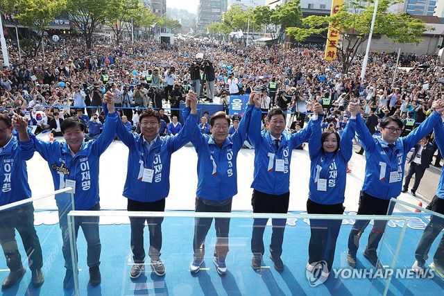 선거 이틀 앞두고 '험지 공략' 나선 이재명 후보