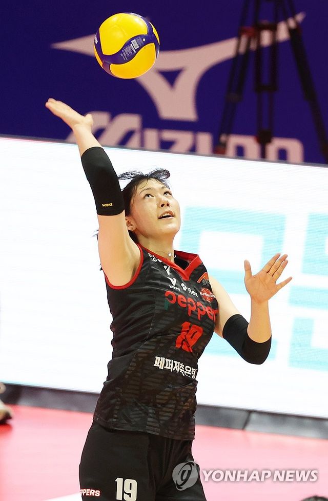 서브하는 염어르헝