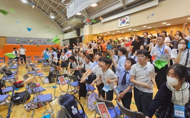 동경한국학교서 'K-종이접기 축제 한마당'