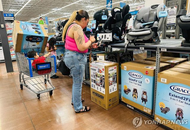 미국 유아 카시트 매장