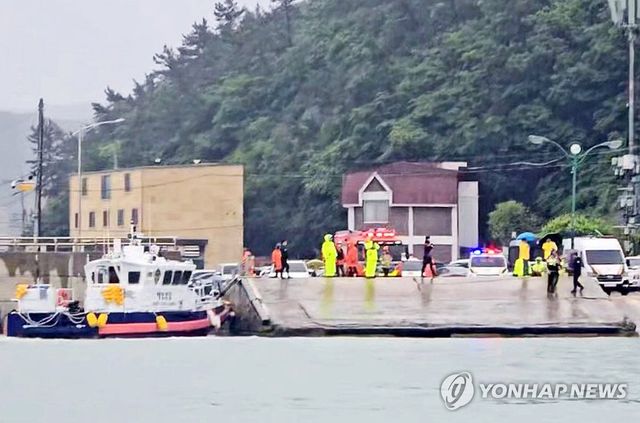 진도 앞바다 수색하는 목포해경