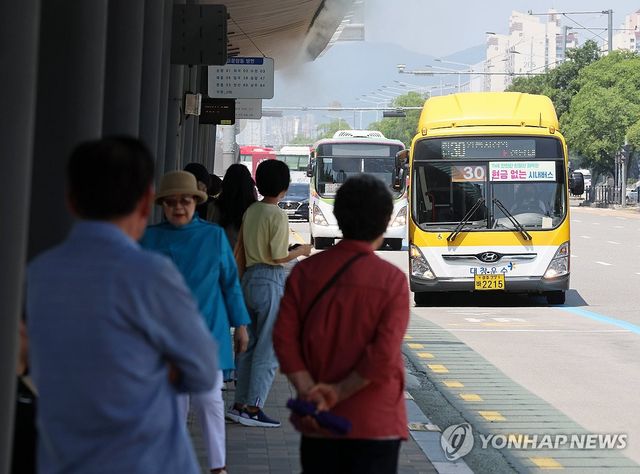 광주 시내버스 파업으로 운행 지연