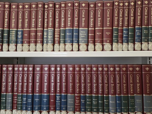 세인트존스대 도서관에 비치된 도서