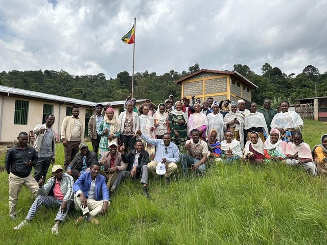 산림청 후원 에티오피아 커피 혼농임업 사업지 현장 주민들