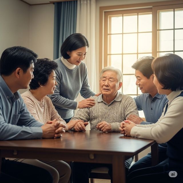 치매 환자와 가족