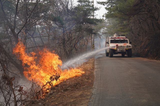 다목적 산불진화차량 