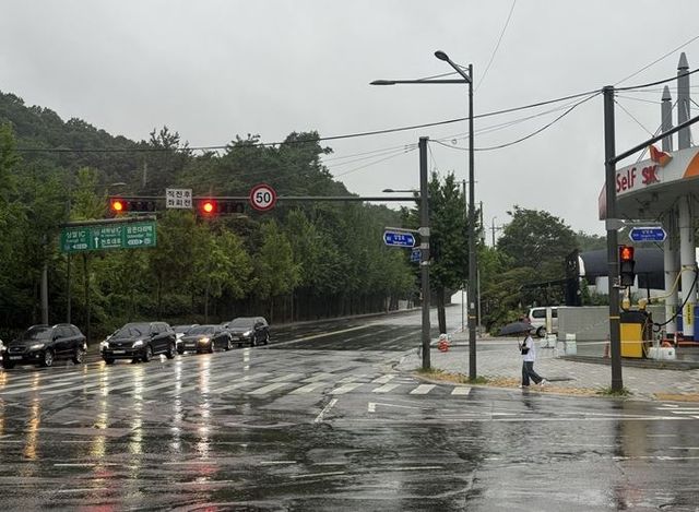 복구된 명일동 싱크홀 사고 현장