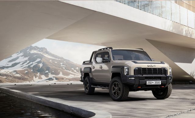 기아 타스만의 '탠 베이지' 색상 