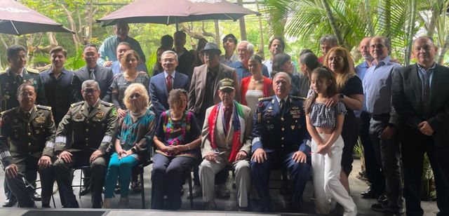 21일(현지시간) 멕시코서 열린 참전 용사의 날 행사