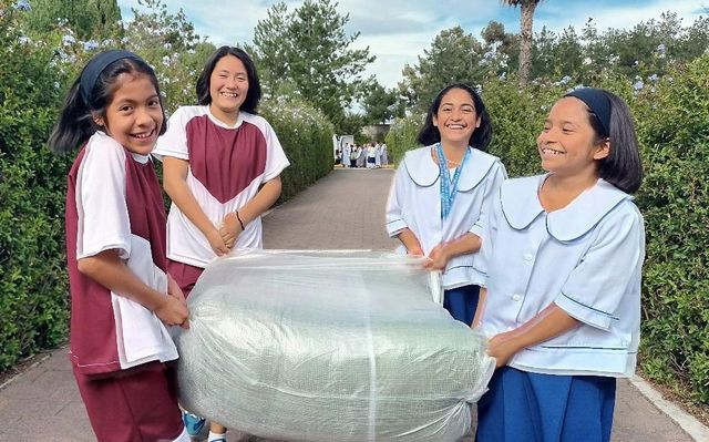 한국 수녀회에서 운영 중인 멕시코 기숙학교 '찰코 소녀의 집'에 의류 기부