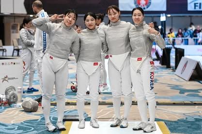 왼쪽부터 전하영, 김정미, 최세빈, 서지연