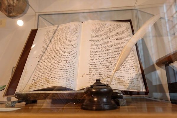 네덜란드 왕립도서관에 전시된 하멜 보고서 원본