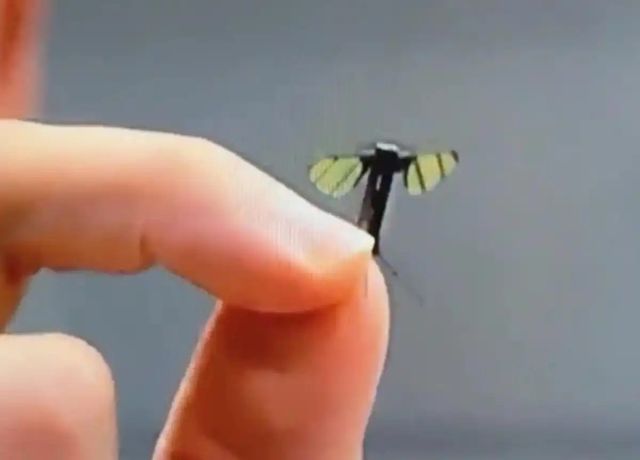 중국 로봇 크기 정찰 드론