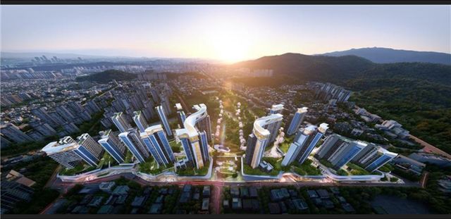 포스코이앤씨의 방배15구역 재건축 조감도