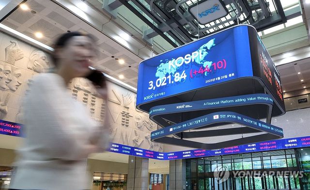 코스피, 3년 6개월 만에 3,000선 회복