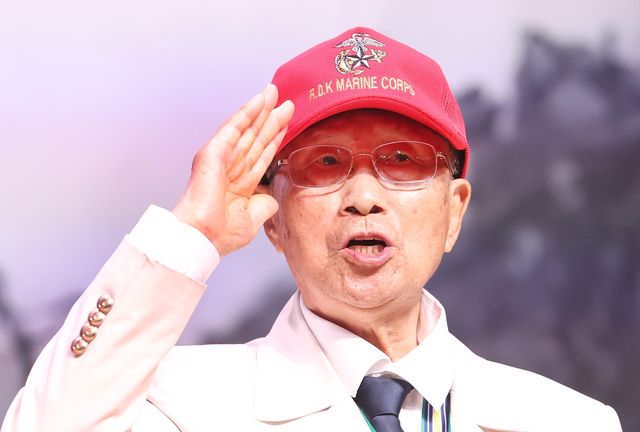 해병 7기 김영호(96) 옹