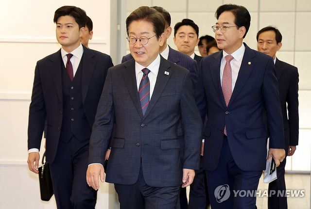 이재명 대통령과 여야지도부