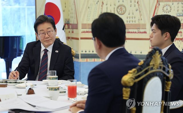 이재명 대통령, 여야지도부 회동