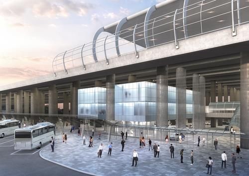 KTX 오송역 선하공간 시설 투시도