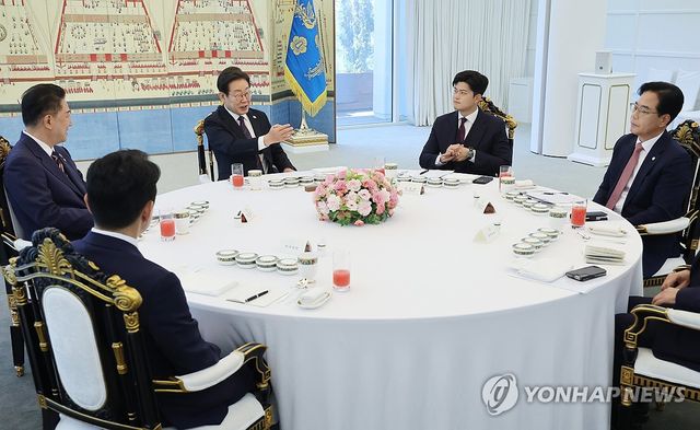 이재명 대통령, 여야지도부 회동 발언