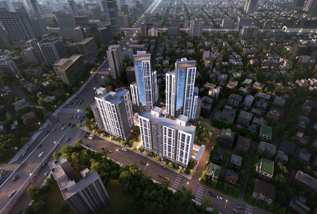 호반건설의 서울 광진구 자양1-4구역 가로주택 정비사업 조감도