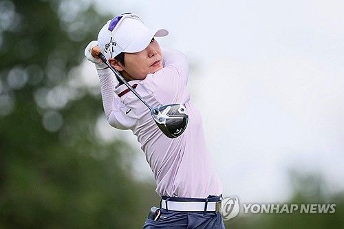 이소미의 드라이버 샷.