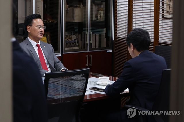 양당 원내수석 회동