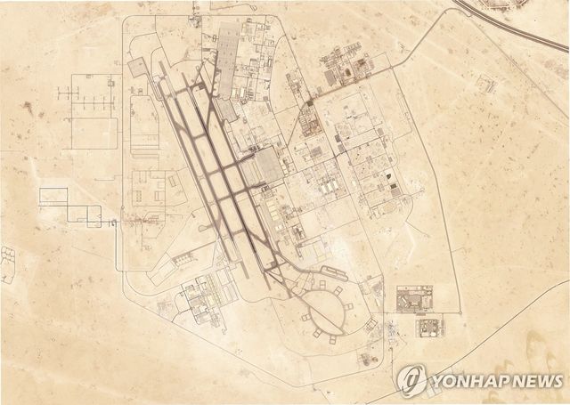 카타르내 알 우데이드 미군기지의 15일 모습(자료사진)
