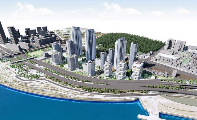 서빙고 신동아아파트 정비계획 조감도