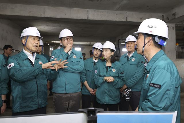 전성수 서초구청장, 수해대비 침수 취약시설 현장점검