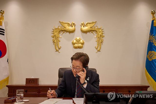 이재명 대통령, 시진핑 중국 국가주석과 통화