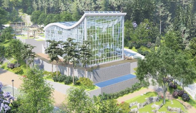 광명시 가학산에 조성되는 수목원 조감도