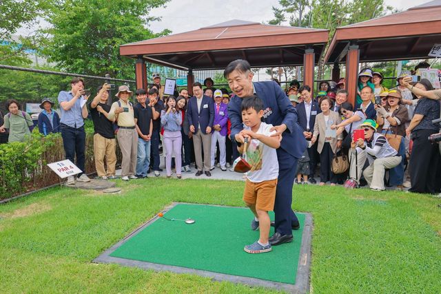 청계산 수변공원 파크골프장 준공식
