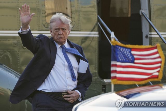 도널드 트럼프 미 대통령