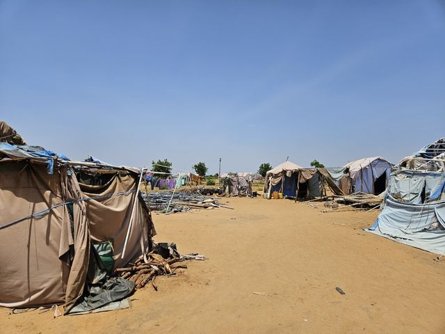 카메룬 최북단주 야구아의 실향민 텐트촌