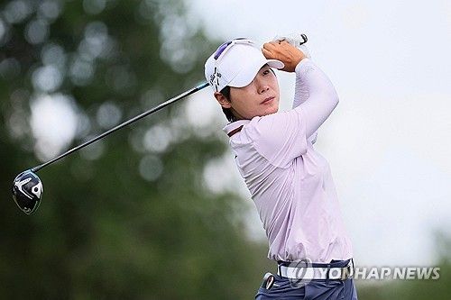 이소미의 티샷.