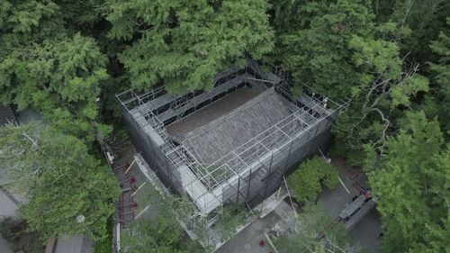 관월당 해체 후 모습 