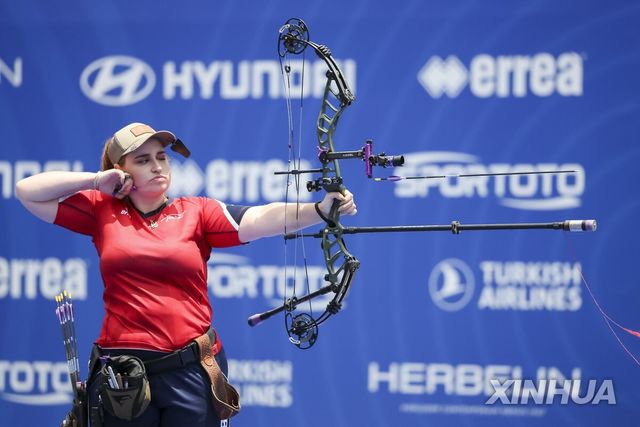 여자 컴파운드 양궁 세계 2위 깁슨