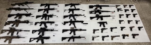 압수한 모의총포