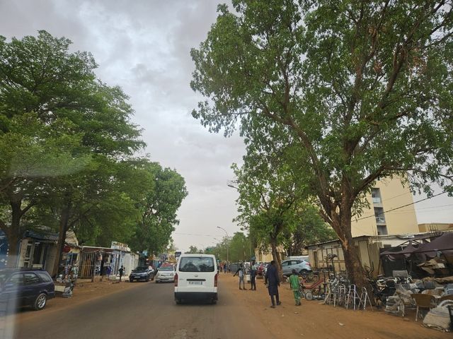 니제르 수도 니아메의 도로