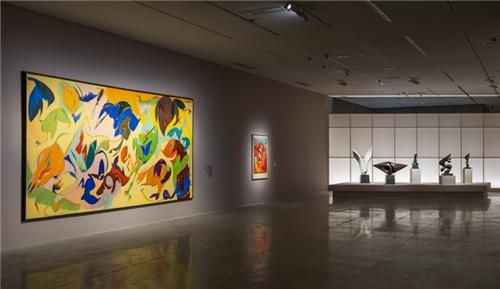 여성 추상미술가 작품을 모은 섹션 전시 모습[국립현대미술관 제공. 재판매 및 DB 금지]