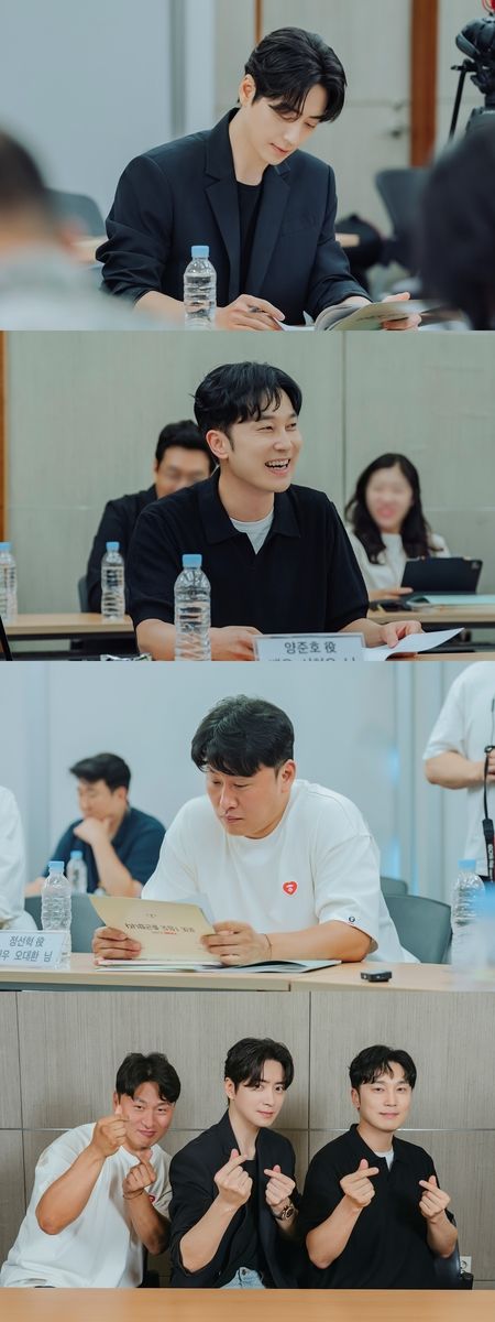 티빙 새 오리지널 시리즈 '로또 1등도 출근합니다' 대본리딩 현장