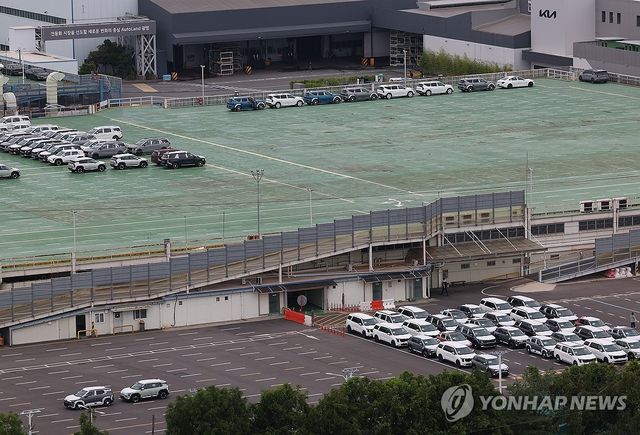 미국 관세 여파로 감소한 지난달 국내 자동차 생산 규모