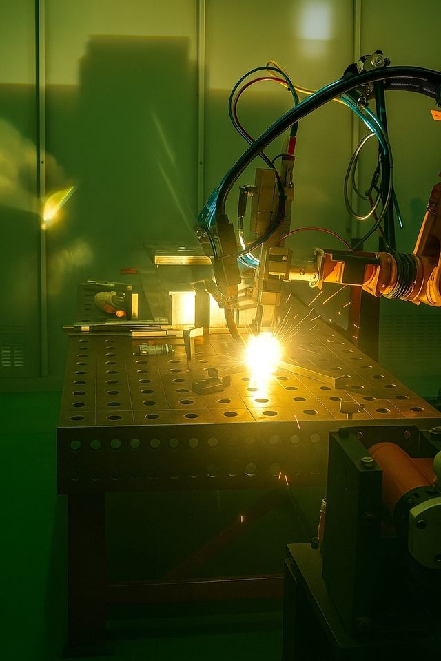 연구팀이 개발한 기술로 용접하는 모습 