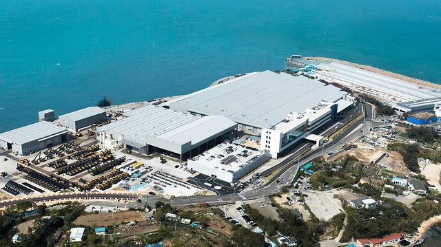 HD현대건설기계 울산공장 전경