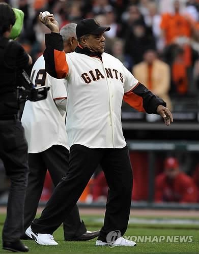 지난해 세상을 떠난 윌리 메이스