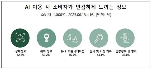 "5명 중 3명, AI 기술발전 긍정적…생체정보에 민감" - 2